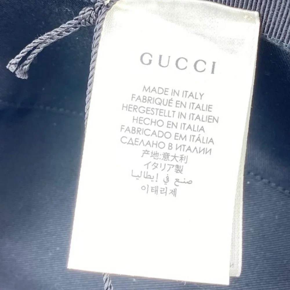 Gucci Multicolor Logo Patchwork Bucket Hat